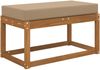 vidaXL Sitzkissen für Outdoor Taupe 80 x 40 x 8 cm 100 % Polyester 900956 Bild 3