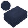 Frottee Spannbettlaken Rundumgummizug Marke Doppelpack 90 x 200 cm Navyblau Bild 2