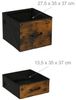 Relaxdays Industrial Rollcontainer 3 Schubladen Bild 5