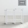 CLP Getränkekistenständer Stack aus Metall freistehend robust stabil,weiß 75x91x31 cm Bild 2