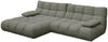 KAWOLA Sofa VIVIEN Ecksofa Feincord olivgrün Longchair links 85 x 178 x 290 cm Bild 3