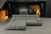 KAWOLA Sofa VIVIEN Ecksofa Feincord olivgrün Longchair links 85 x 178 x 290 cm Bild 2