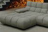 KAWOLA Sofa VIVIEN Ecksofa Feincord olivgrün Longchair links 85 x 178 x 290 cm Bild 5