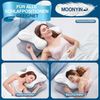 POPOLIC Nackenkissen Kopfkissen, Memory Foam Kissen, Nackenstützkissen, Ergonomisches Kopfkissen, Pillow Kissen für Seiten, Rücken & Bauchschläfer Hochwertiges Design Bild 2