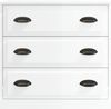Sideboard, Kommode Hochglanz-Weiß 70x35,5x67,5 cm Holzwerkstoff j1838p Bild 4