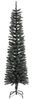 vidaXL Künstlicher Weihnachtsbaum mit Ständer Schlank Grün 180 cm PVC 345185 Bild 2