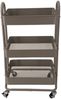 Servierwagen >RAJA< in grau, Lackiert, Metall - 46x78x34cm (BxHxT) Bild 3