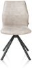 Stuhl Franky, Leder, Mikrofaser, Grau, 49 x 91 x 64 cm Bild 2