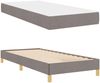 vidaXL Boxspringbett mit Matratze Taupe 80 x 200 cm Stoff 3398525 Bild 5