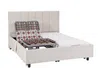Dekoratives Bettgestell mit elektrischer Relaxfunktion - 2x48 Teller - 2 x 70 x 190 cm - Stoff - Beige - PITUS von YSMÉE Bild 3