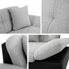 Ecksofa Malwi (Farbe: Clara 215.11, Seite: Links) Bild 4