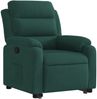 vidaXL Relaxsessel mit Aufstehhilfe Dunkelgrün Samt 3205094 Bild 3