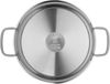 WMF Bratpfanne Gourmet Plus Servierpfanne 28 cm, Cromargan® Edelstahl rostfrei 18/10 (1-tlg, 1x Servierpfanne unbeschichtet 28 cm), - optimal für Herdplatten mit Ø 22 cm Bild 3