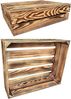 sunnypillow Holzkiste Holzkisten Obstkisten Apfelkisten in vielen Farben zur Auswahl, 2er Set 25x40x15cm Bild 3