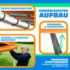 KESSER® - Trampolin Randabdeckung Ø 244 , 305 , 366 , 426 cm , 30cm breit 100% UV-beständig reißfest Federabdeckung , Grün , Blau Orange, 366 cm Bild 5