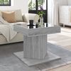vidaXL LED-Couchtisch Grau Sonoma 50x50x45 cm Holzwerkstoff 847565 Bild 4