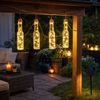 2er Set LED Solarlichterkette Außenleuchte, Glasflaschen, H 24,5 cm Bild 3