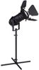 RGB LED Scheinwerfer Tischleuchte, schwarz, App-Steuerung, H 48,5 cm Bild 2