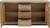 Sideboard >GRENO< in Wildeiche geölt, Wildeiche teilmassiv - 163x80x40cm (BxHxT) Bild 3
