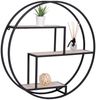 Modernes Regal OSLO Metall+Holz ca. D62cm Bild 2