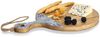 ZELLER 25692 Schneide-/ Servierbrett BLAU mit Griff, Mangoholz, ca. 43 x 30 x 2 cm Bild 3