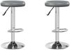 vidaXL Barhocker 2 Stk. Grau Kunstleder 333102 Bild 2