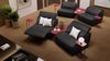 Sofanella 2-Sitzer MODICA Ledergarnitur Ledersofa Echtleder in Schwarz XXL: 314 Breite x 98 Tiefe Bild 4