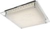 LED Deckenlampe, Chrom, Glas, L 43 cm Bild 1