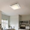 LED Deckenlampe, Chrom, Glas, L 43 cm Bild 4