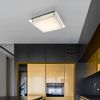 LED Deckenlampe, Chrom, Glas, L 43 cm Bild 3