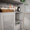 Midischrank Liora Weiß 60 x 80 cm mit 2 Türen Vicco Bild 4