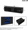 Merax 160 cm TV-Ständer, Hochglanz-Kommode, Sideboards mit LED-Beleuchtung, Lowboards passend für 65" Fernseher, Schwarz Bild 4