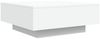 Couchtisch, Sofatisch mit LED-Leuchten Weiß 80x80x31 cm Bild 3