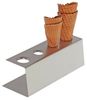 Halter 9 5x27 5x9 cm 4 Löcher Edelstahl für Eiswaffelgeräte Stk. Bild 1