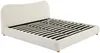 Vente-unique - VANARI Bett Stoff Beige - B 225 cm x H 95 cm x L 220 cm Bild 4