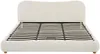 Vente-unique - VANARI Bett Stoff Beige - B 225 cm x H 95 cm x L 220 cm Bild 5
