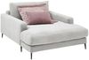 KAWOLA Longseat CARA Feincord silber 84 x 170 x 132 cm Bild 3