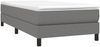 vidaXL Polsterbett, Stoff, 25,0 cm, Dunkelgrau, 90x190 cm, mit Lattenrost, Schwarz Bild 3