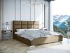 B&B Home 'Kaja II' Boxspringbett mit Bettkasten, Samt, Braun, 160x222 cm Bild 2