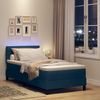vidaXL Boxspringbett mit Matratze mit LED Blau 100 x 200 cm Stoff 3342113 Bild 5