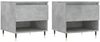 vidaXL Couchtische 2 Stk. Betongrau 50x46x50 cm Holzwerkstoff 830901 Bild 2