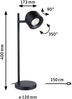 Paulmann 79782 LED Tischleuchte Smart Home Zigbee Puric Pane 2700K Schwarz Bild 2