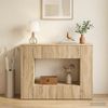 vidaXL Konsolentisch Sonoma-Eiche 101 x 29 x 74 cm Holzwerkstoff 899879 Bild 4