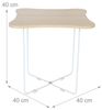 Beistelltisch Skandi-Design, rechteckig, 40 x 40 x 40 cm Bild 4