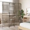 vidaXL Paravent 4-tlg. Grau Poly Rattan 365378 Bild 3
