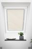 Dachfensterrollo Haftfix Hitzeschutz Abdunkelung, LICHTBLICK ORIGINAL, verdunkelnd, ohne Bohren, verspannt, Haftfix, mit Thermobeschichtung, mit Saugnapf, Beige, B36 x H76 cm Bild 4