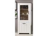Vitrine >Chelles< in Weiß matt - 77x185,3x42,2cm (BxHxT) Bild 2