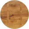 vidaXL Tischplatte Ø 70x3,8 cm Rund Massivholz Mango 370077 Bild 5