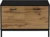 loft24 Sitzbank Rocky, Flurbank mit 2 Schubladen, Holzoptik, Breite 80 cm Bild 1