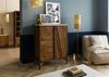 Kommode Mango 90x45x120 braun geölt / echter Marmor LOS ANGELES #10 Bild 3